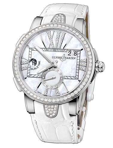 Review Ulysse Nardin Executive Dual Time Lady 243-10B / 391 watch copy - Click Image to Close